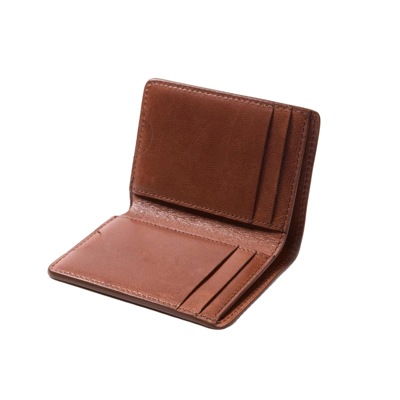 2021 New Arrival Minimalist Reddish Brown Men Wallet Purse Custom Genuine Cowhide Leather Wallet For Men From Bangladesh