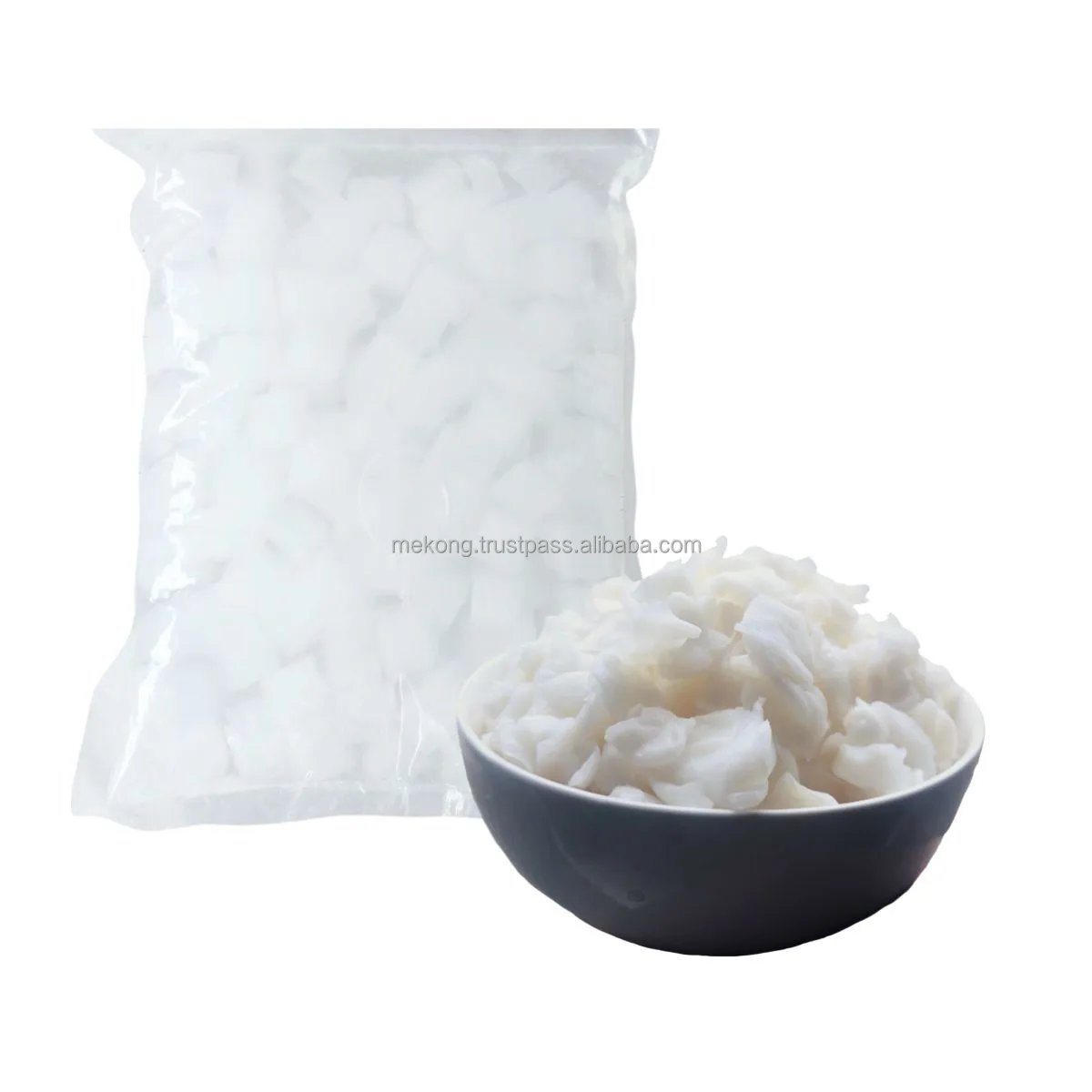 Hot Sales Delicious Jelly Nata De Coco  Coconut Chewy Translucent Gel For Jelly Pudding Cup Private Label Packaging