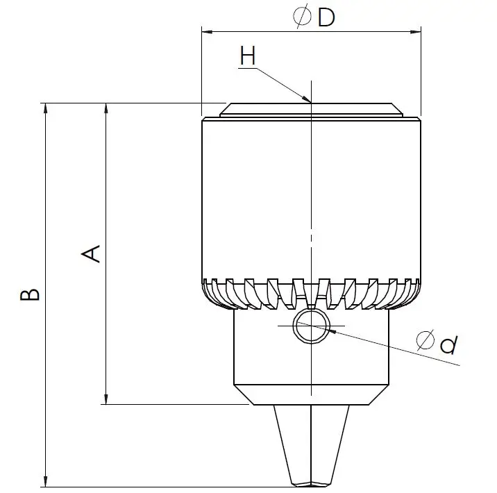Taiwan Made 0.3-4mm JT0 3 jaw Stainless Steel Drill Chucks 4mm 6mm 10mm 3/8-24unf drill chuck key
