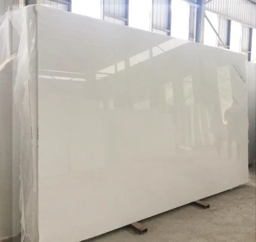HOT SALE POLISHED WHITE MARBLE SLAB - TOP NATURAL MARBLE IN VIETNAM