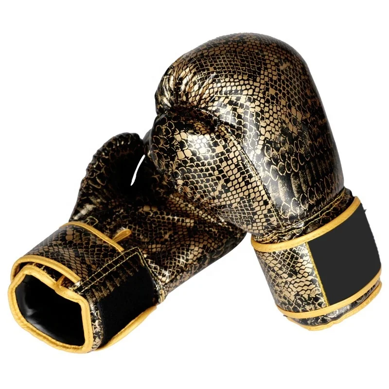 
2021 OEM New Gold Silver Adult Women Men PU Leather Boxing Gear Sand Punching Wear Custom Logo Boxing Gym Wear 
