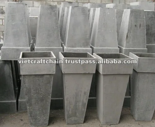 Ancient Atlantis GRC Colored Pottery Planters for Garden Decoration and Restaurant Use-Elegant Aristocratic Atlantic Planter