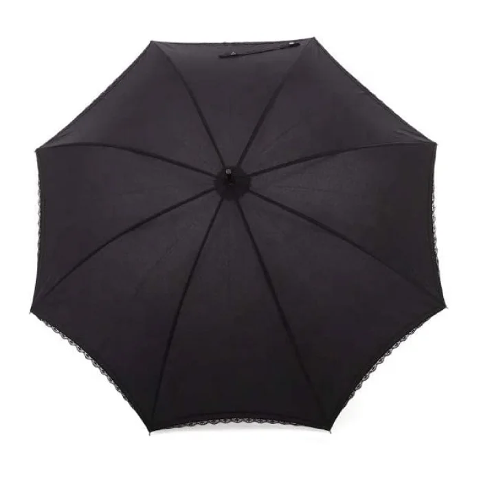 UV-Cut Plain Lace Manual Umbrella for both rain and shine 50cm 250g | made to order