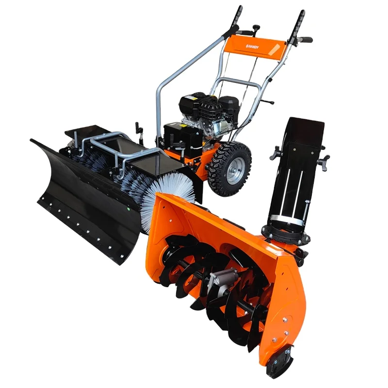 MEW Nylon Brush Snow Plow Thrower Blower 6.5hp Tractor Mounted Snow Blower Tractor Front Mounted Snow Blower Plow Shovel