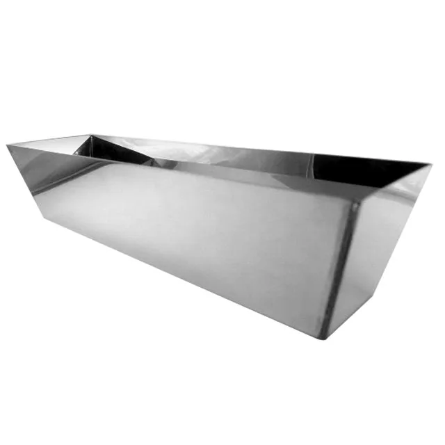 Taiwan made stainless steel Heli Arc mud pan