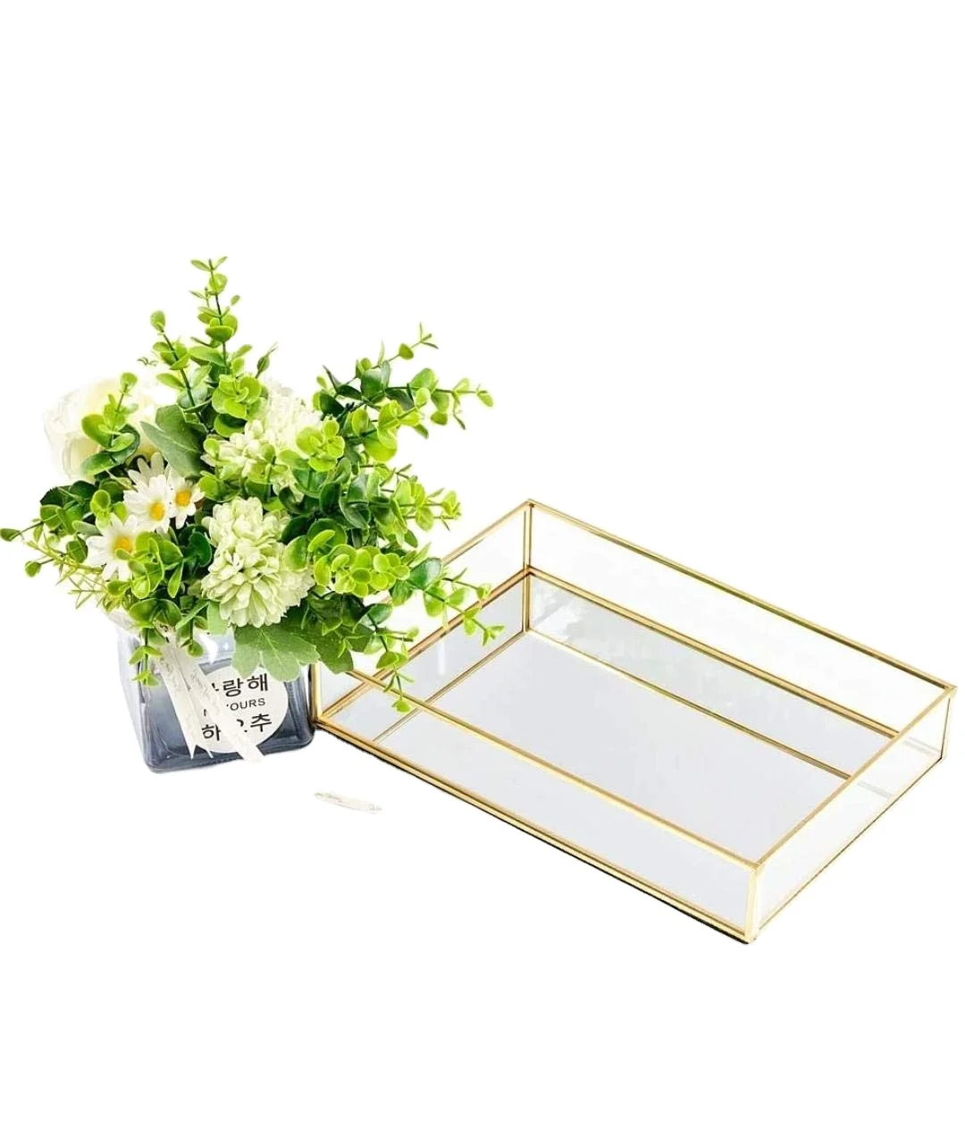 Набор латунных сервировочных лотков для ресторана роскошный декоративный поднос из розового золота латуни металла