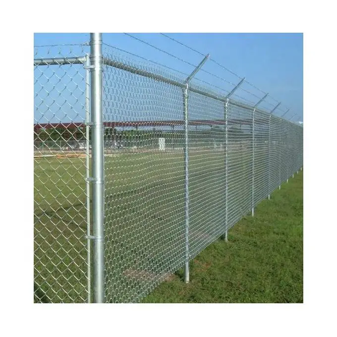 Factory Prices PVC Diamond V-Mesh Horse Link Fence Anti Clamp Safety Home Woven Chain Link Wire Mesh Fence