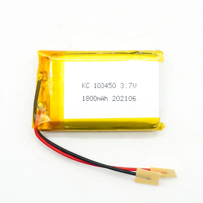 Kamcy 103450 модель 1800 мАч батарея Lipo cell 3 7 v лучшее обслуживание высокой емкости