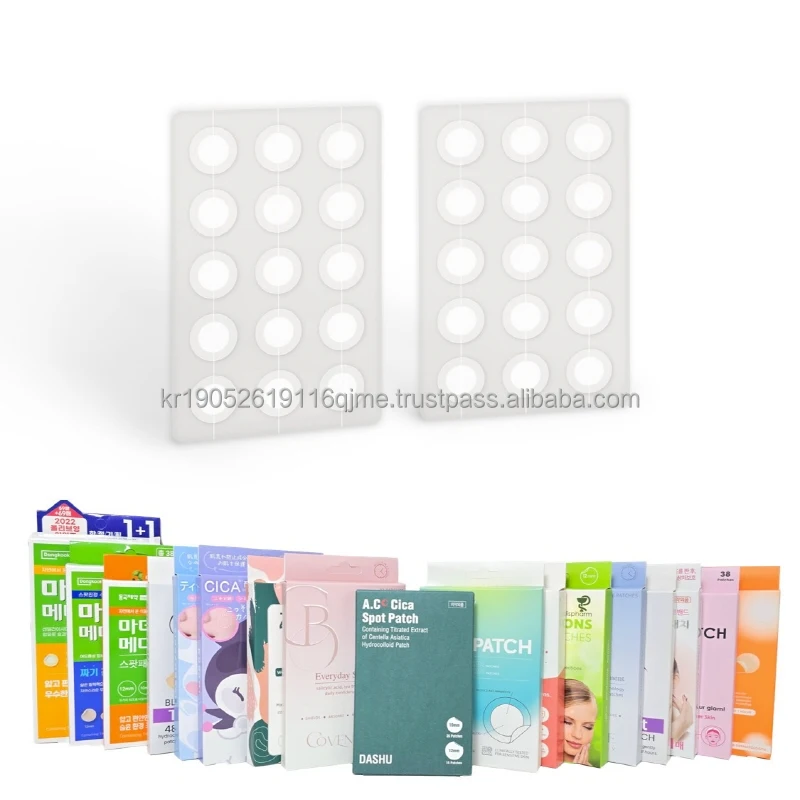 High Quality Hydrocolloid Acne Patches Produced in Reliable and Stable OEM Facilities Korea