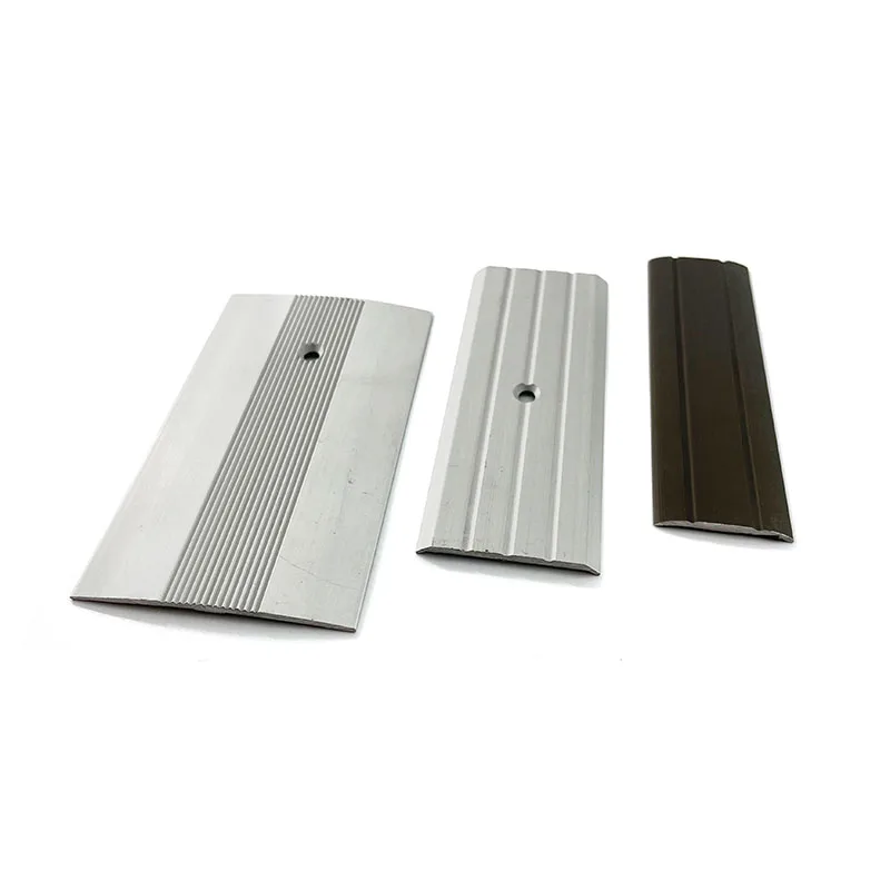 Wood Laminate Floor Metal Threshold Non-Slip Wide Bendable Silver Transition Trim