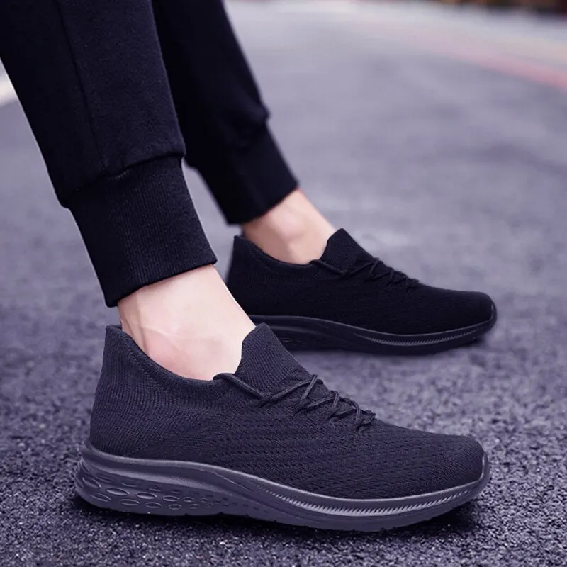 Casual Sport Shoes for Men Walking Shoes Lightweight Breathable Mesh Upper Jogging Gym Running Sneakers Athletic Jogging Tenn