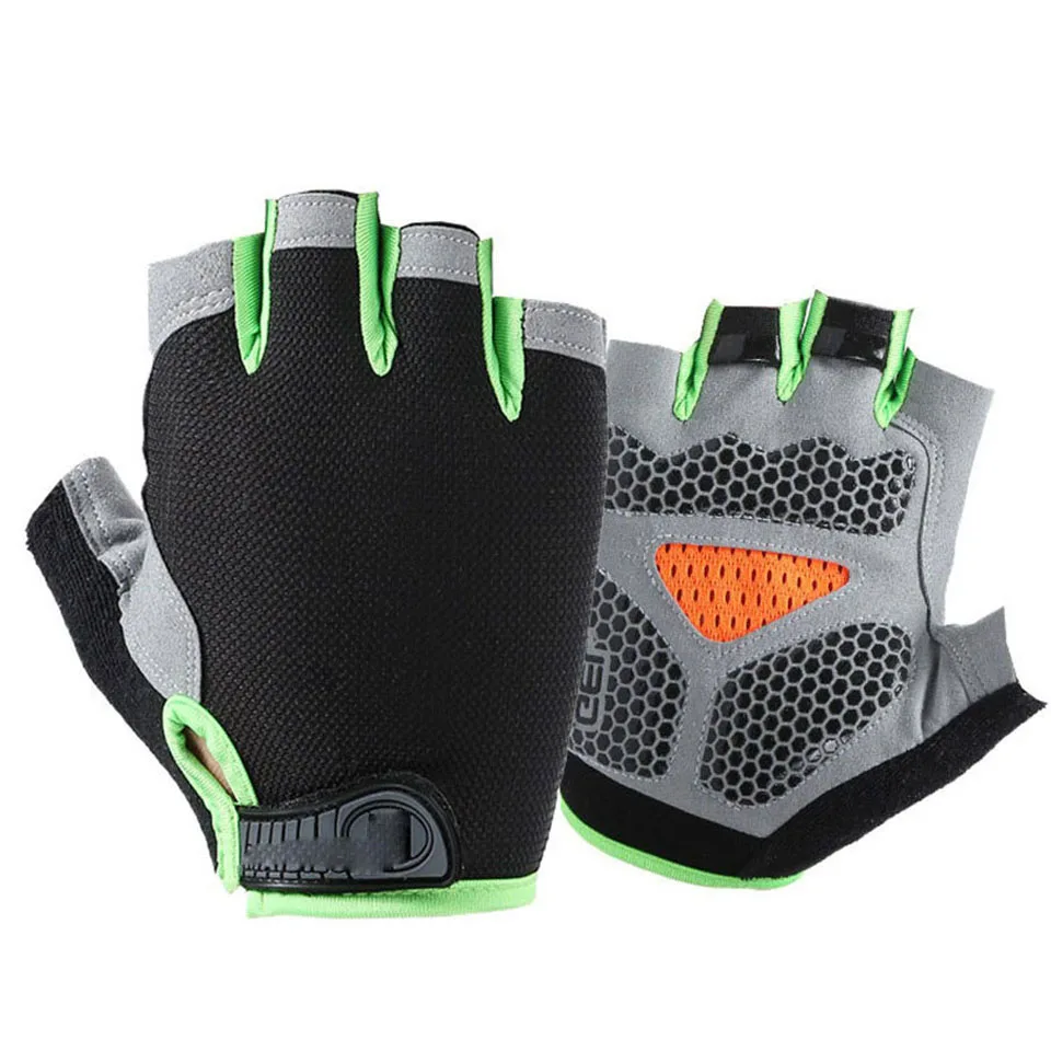 Cycling Gloves Half Finger Shockproof Breathable MTB Road Bicycle Glove Bike Equipment Men Women Motorcycle Gloves