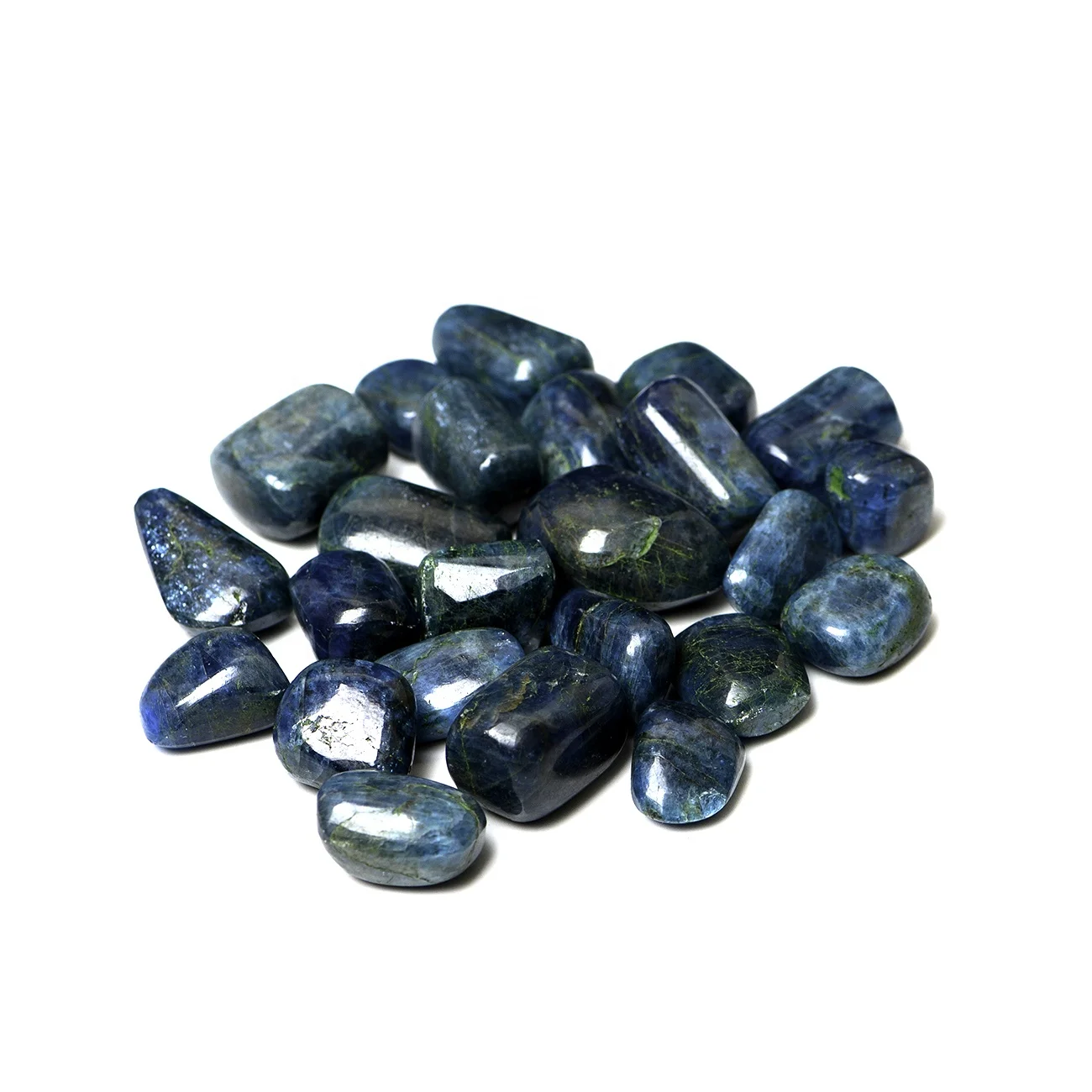 Natural polished gemstone tumbled apatite Tumble Stone For Healing Crystals