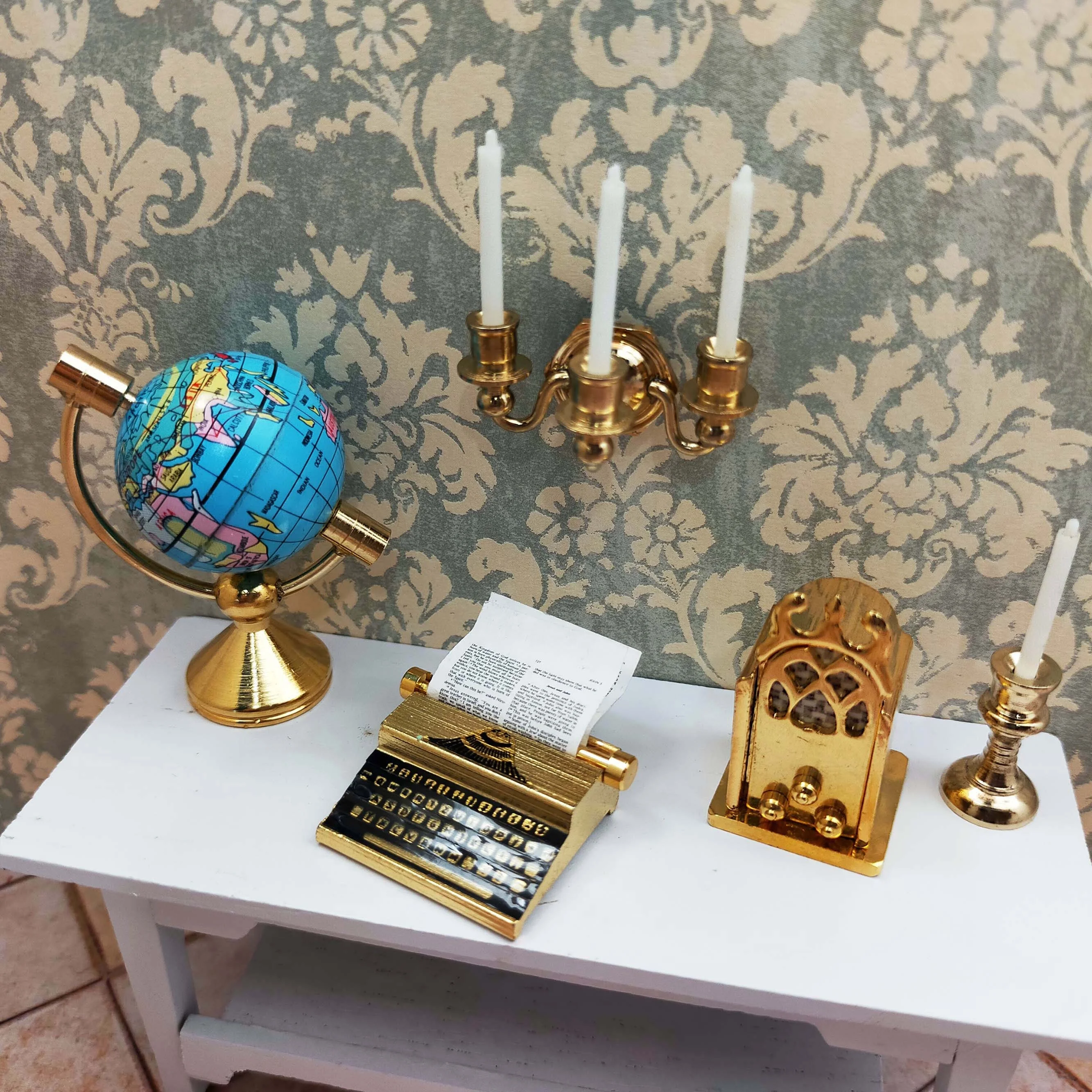 Miniature Doll House 1:12 Fancy Study Room