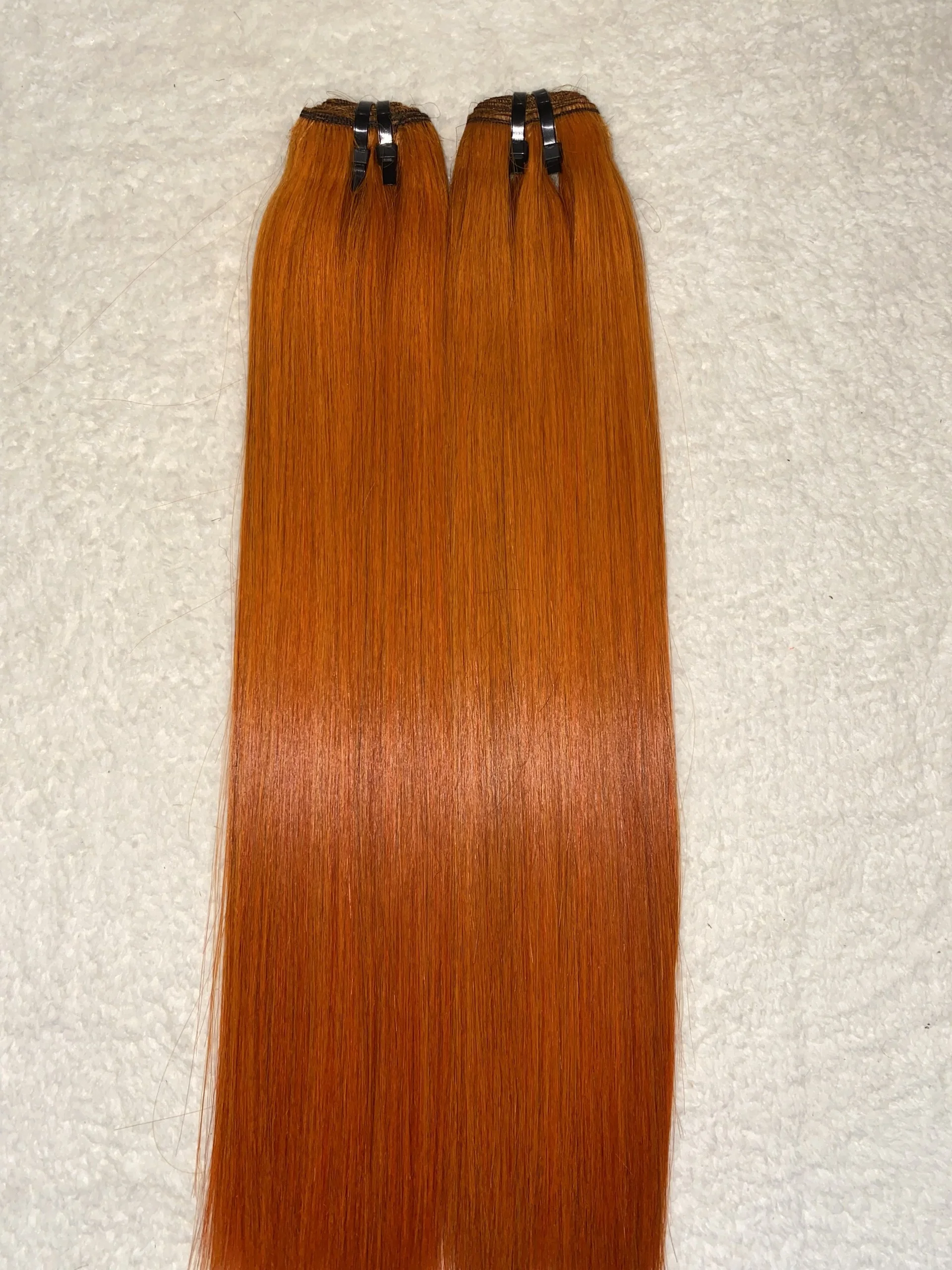 Лучший продавец супер двойные человеческие волосы прямые оранжевого цвета лучшее качество 100% натуральные из Вьетнама