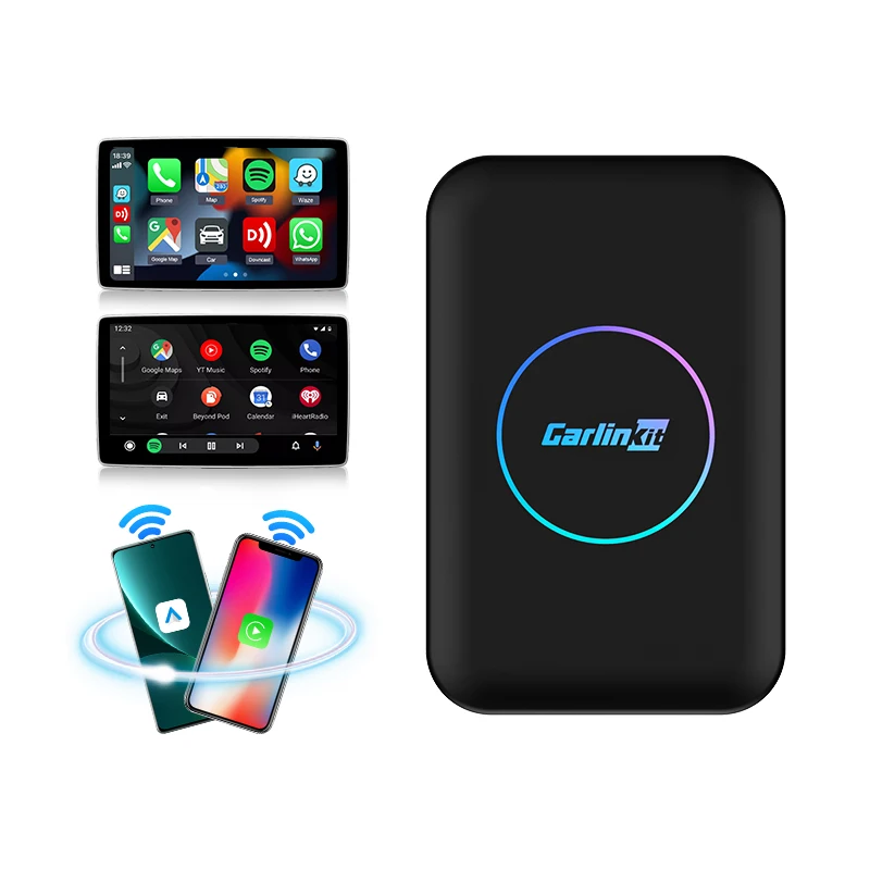 Carlinkit wireless carplay adapter portable stereo car play multimedia module dongle small carplay smart box