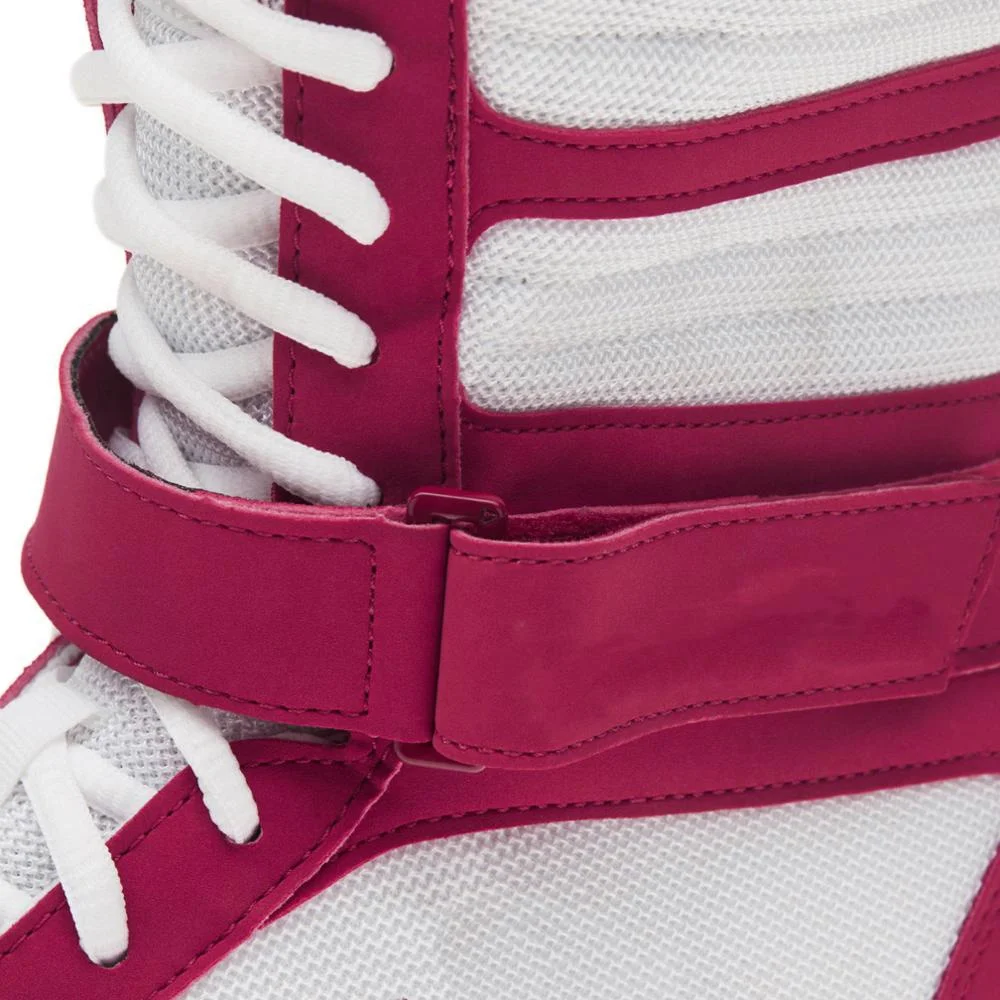 High Quality Top MMA Boxing shoes Wrestling Shoes Lace-up Leather boxing  boots Gym Training Shoes