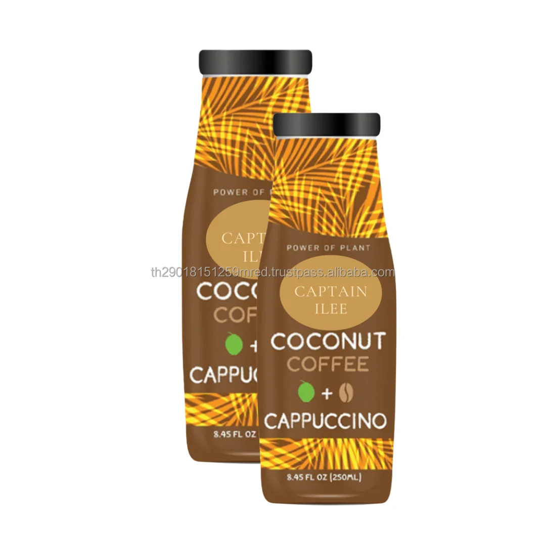 New Cappuccino Coconut  Coffee  Drink Nice Aroma Finest  Regular and Unsweetened Low Calories Dairy Free Gluten Free No Transfer