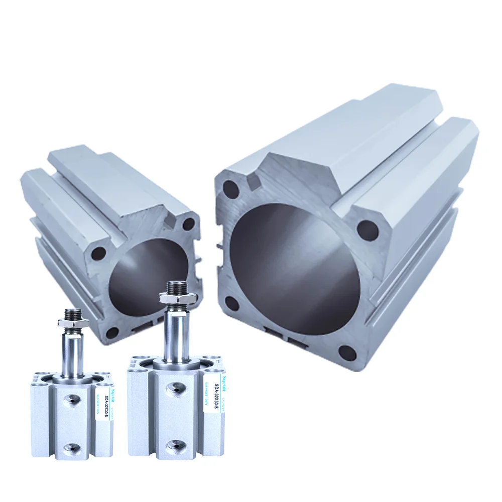 Hot sale pneumatic cylinders cylinder pneumatic aluminum tube profiles with groove Tubes