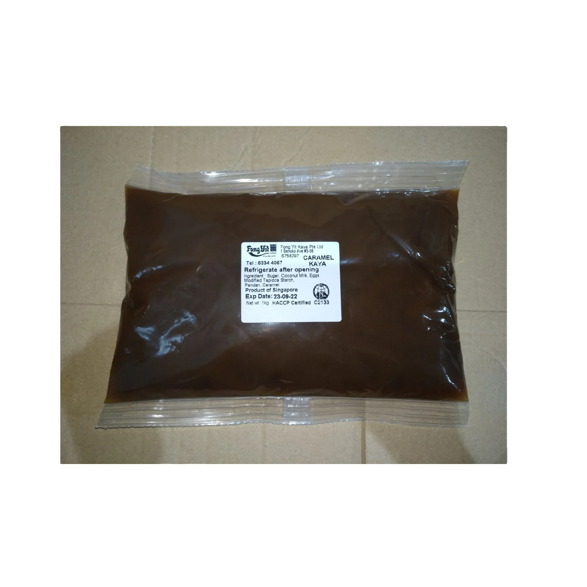 All Natural Richer Taste Creamier Texture Bread Spread Bakery 3kg Packet Bag Fong Yit Traditional XO Kaya Jam