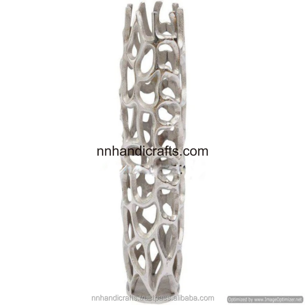 Аутентичный турецкий османский Алюминиевый металлический Серебряный никелированный Блестящий цилиндрический рельефный Высокий Мини большой высокий мини пол