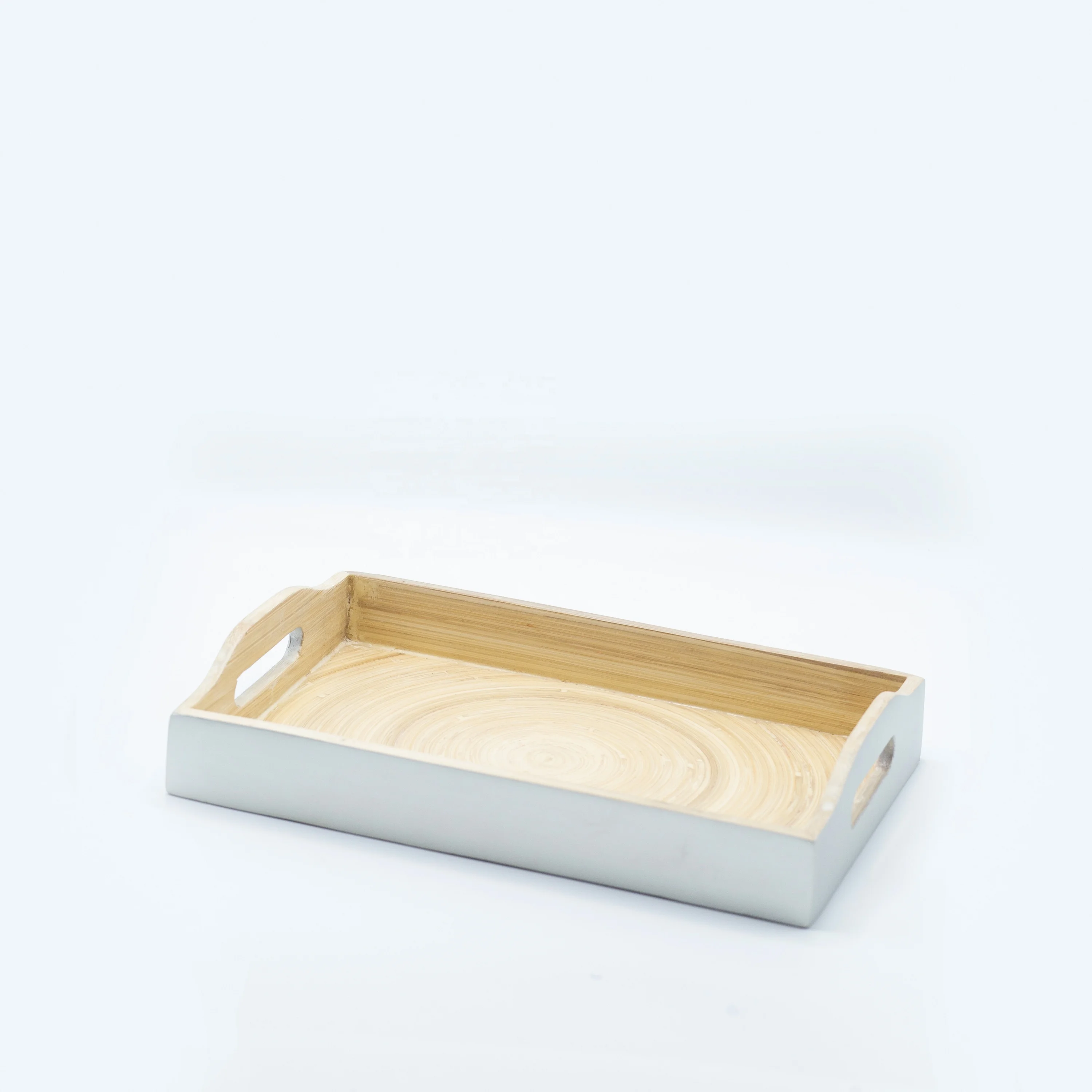 Bamboo tray new design spun bamboo tray 100% nature