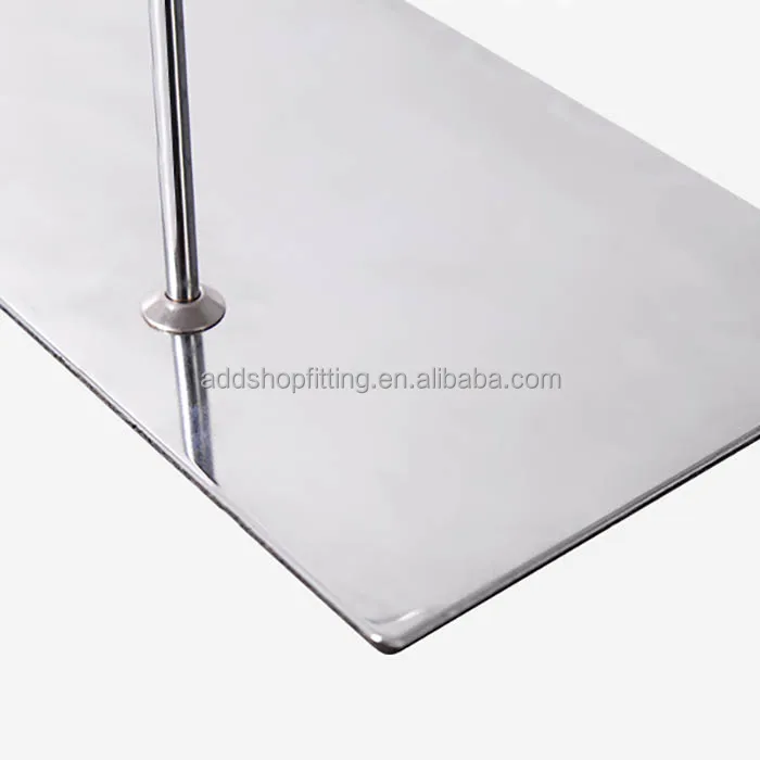 Steel double rack boot holder display stand for shop