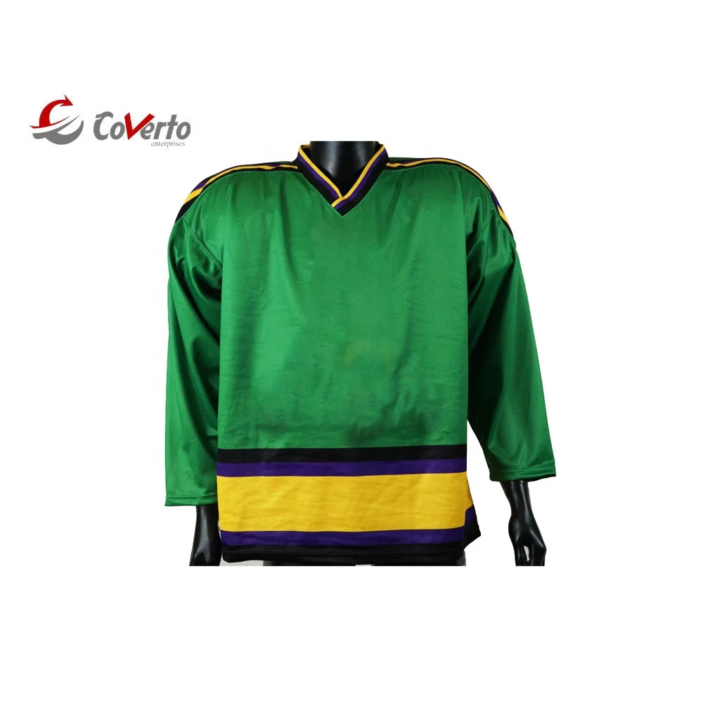 Оптовая продажа пустая хоккейная Джерси для мужчин логотип командных клубов игровая
