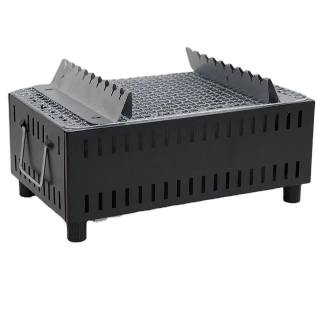 Hibachi Grill For Outdoor BBQ Grills Charcoal Japanese Yakitori Grill Steel Material