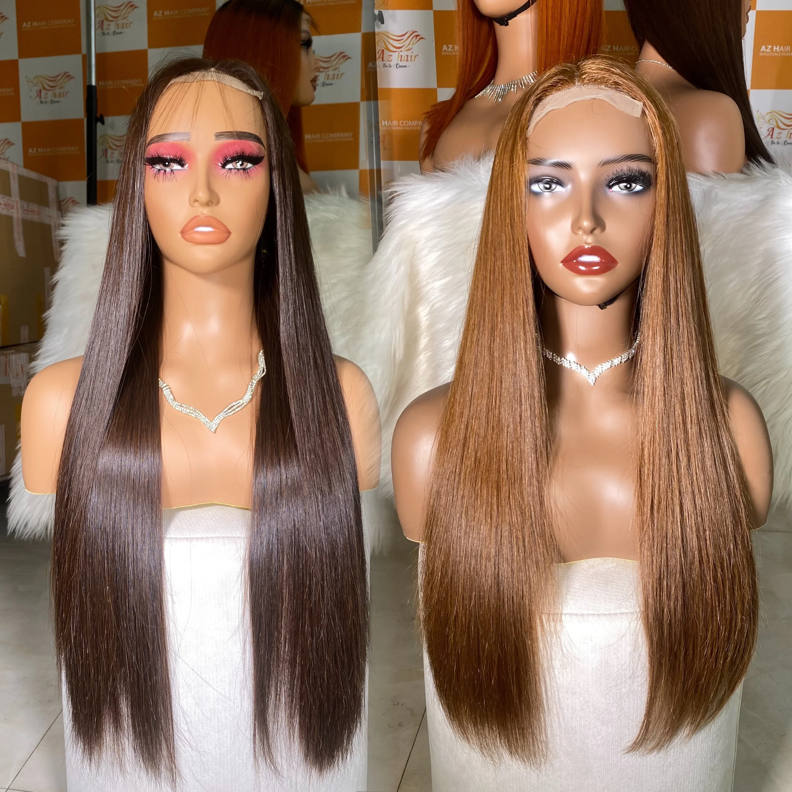 Парик из вьетнамских натуральных волос 2x4 2x5 Kim K с застежкой супер костяные прямые парики Выбеленные узлы Необработанные вьетнамские волосы парик на фронтальной сетке