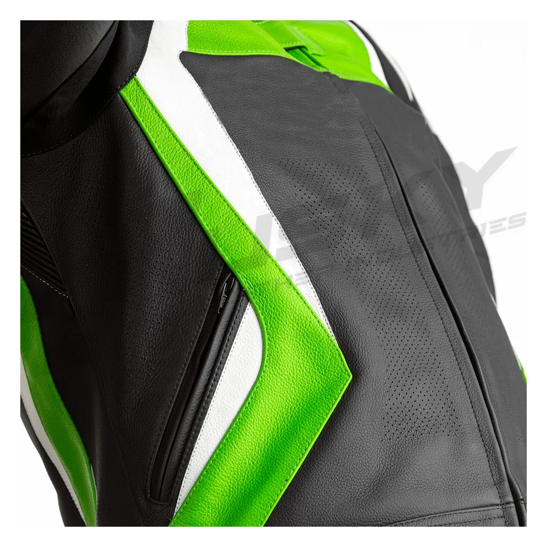 2023 New Arrival High Quality Waterproof PU Leather Motorbike Racing Jacket for Adults with Hump and Protectors