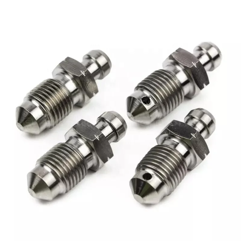 M10 Titanium Bolt For Motorcycle Bleed Nipple Oil Tubing