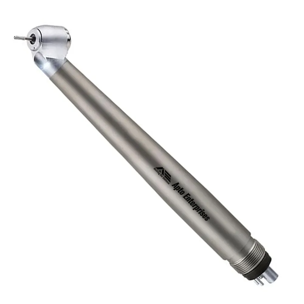 High Speed Professional Dental Handpiece 45 Degree Rotation 4 Holes Dental Handpiece Silver By Apto Enterprises