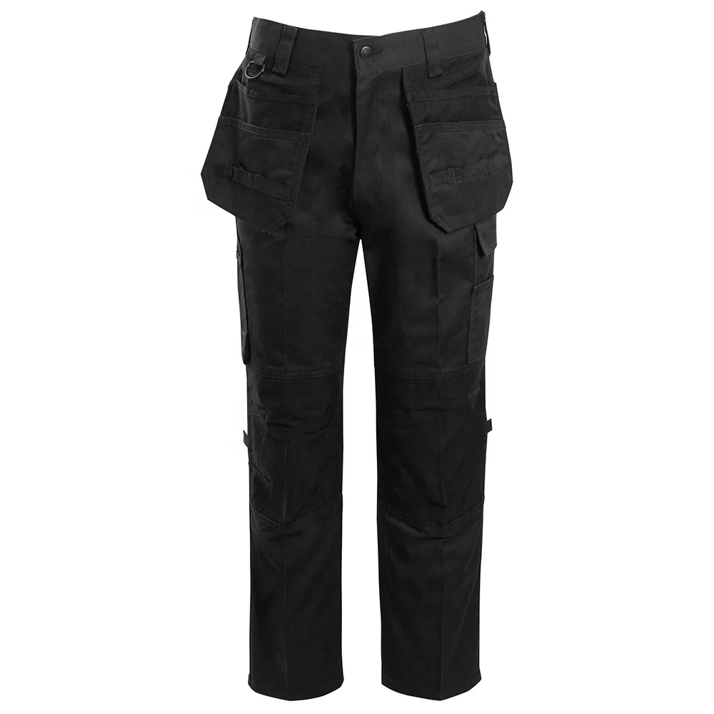Painters Work Trousers Codura Pockets And Zippers, Durable Cargo Work Pants Contrast Cordura work trousers