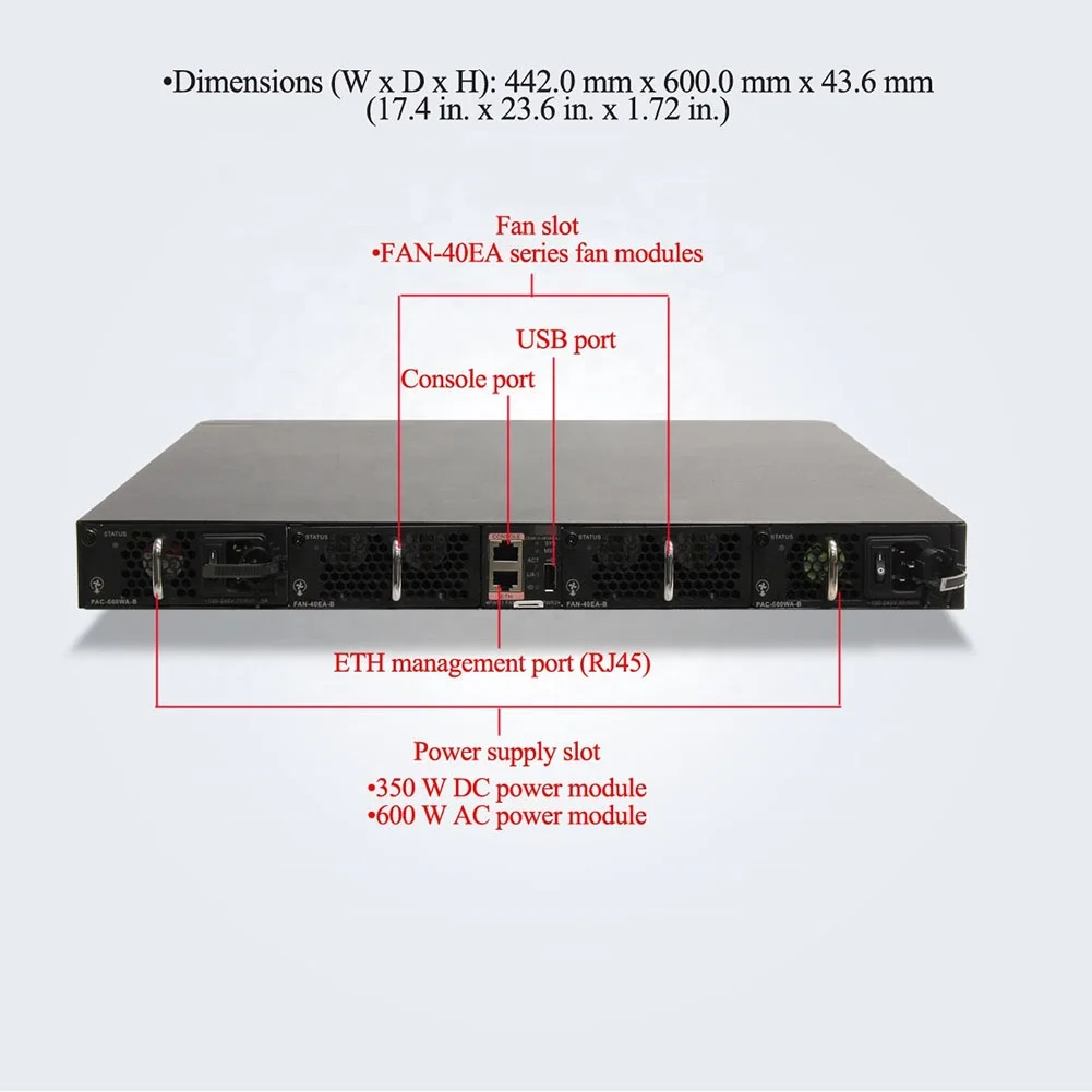 48 Port 10G Gigabit Ethernet Switch CE6810-48S4Q-LI Industrial Poe Switch for High Quality