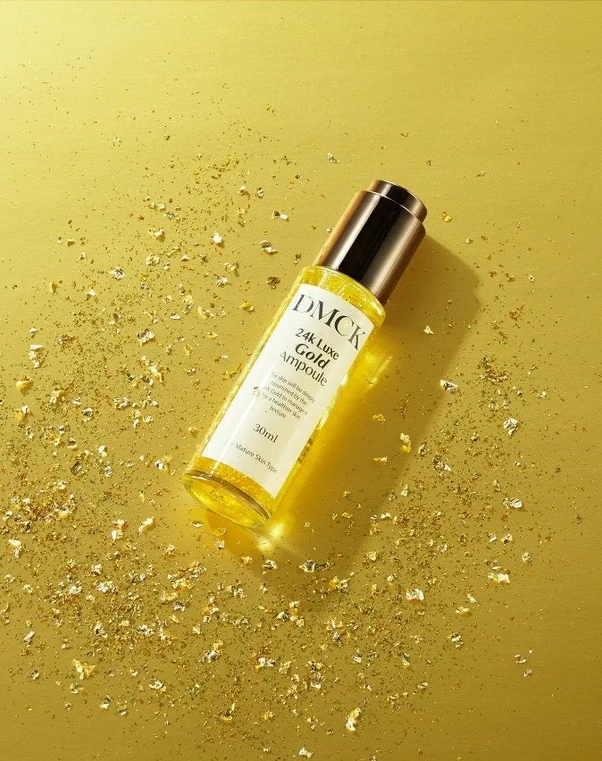 Ampoule Injection Calming Clear Face Ample for Face Return Skincare Elasticity Moisturizing Serum Gold Flakes Anti-aging Wrinkle