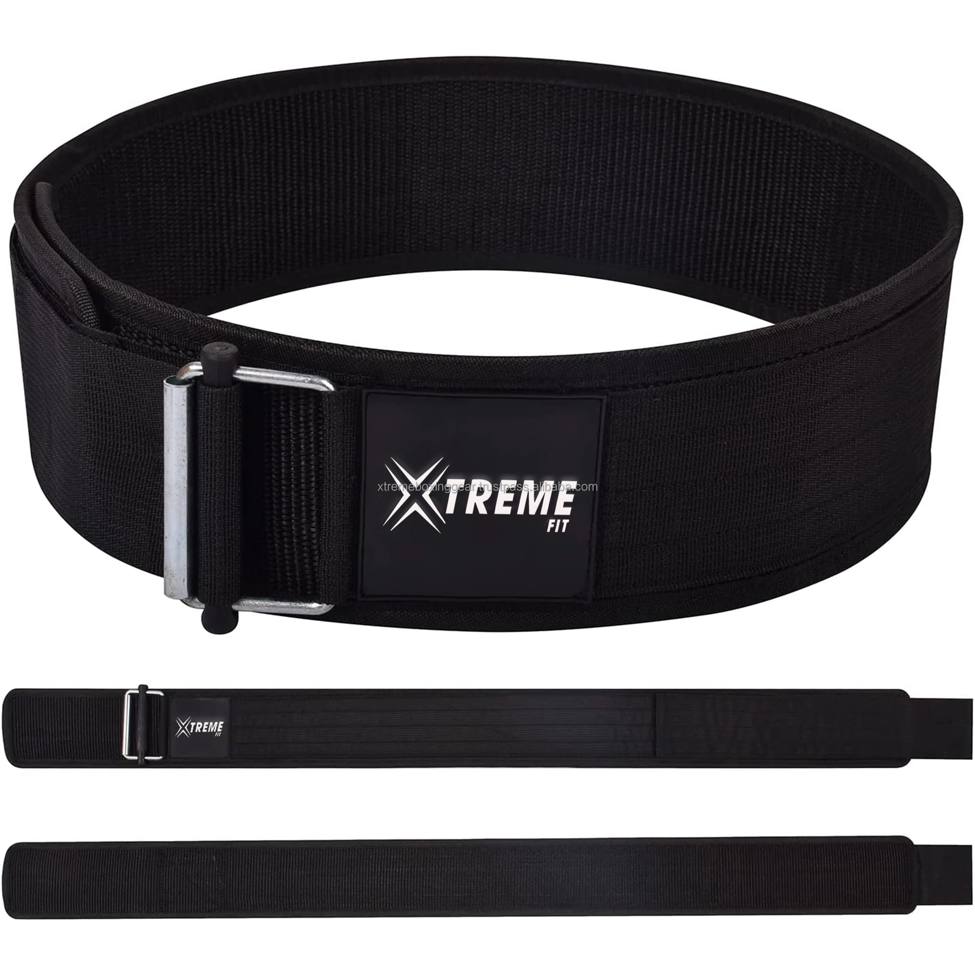 Quick Locking Weightlifting Belt for Bodybuilding, Powerlifting, Cross Training - 4inch Adjustable Lifting Back Support belts