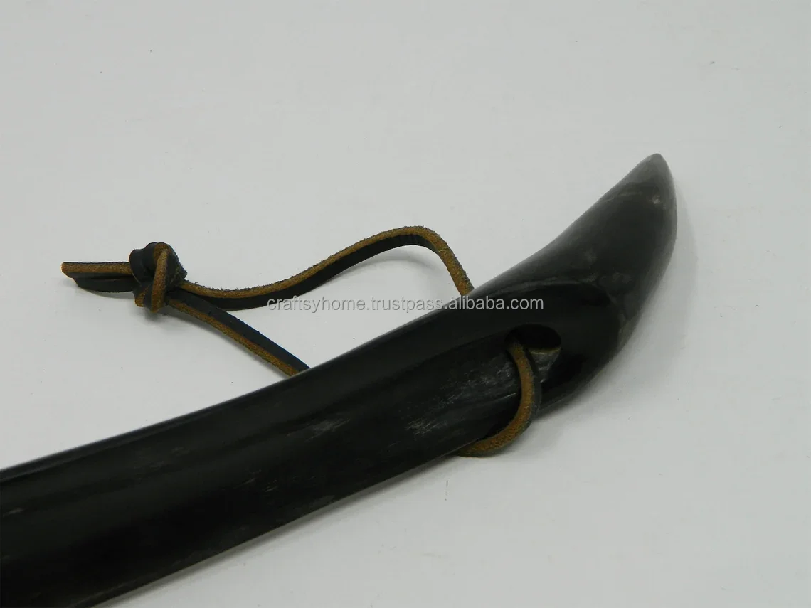 Real Shoe Horn Made With Natural Animal Horn Authentic Handcrafted Crafts for Gifts
