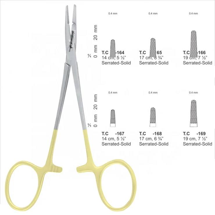 Высококачественный игольчатый держатель Jacobson щипцы TC изготовленные из нержавеющей стали хирургические инструменты