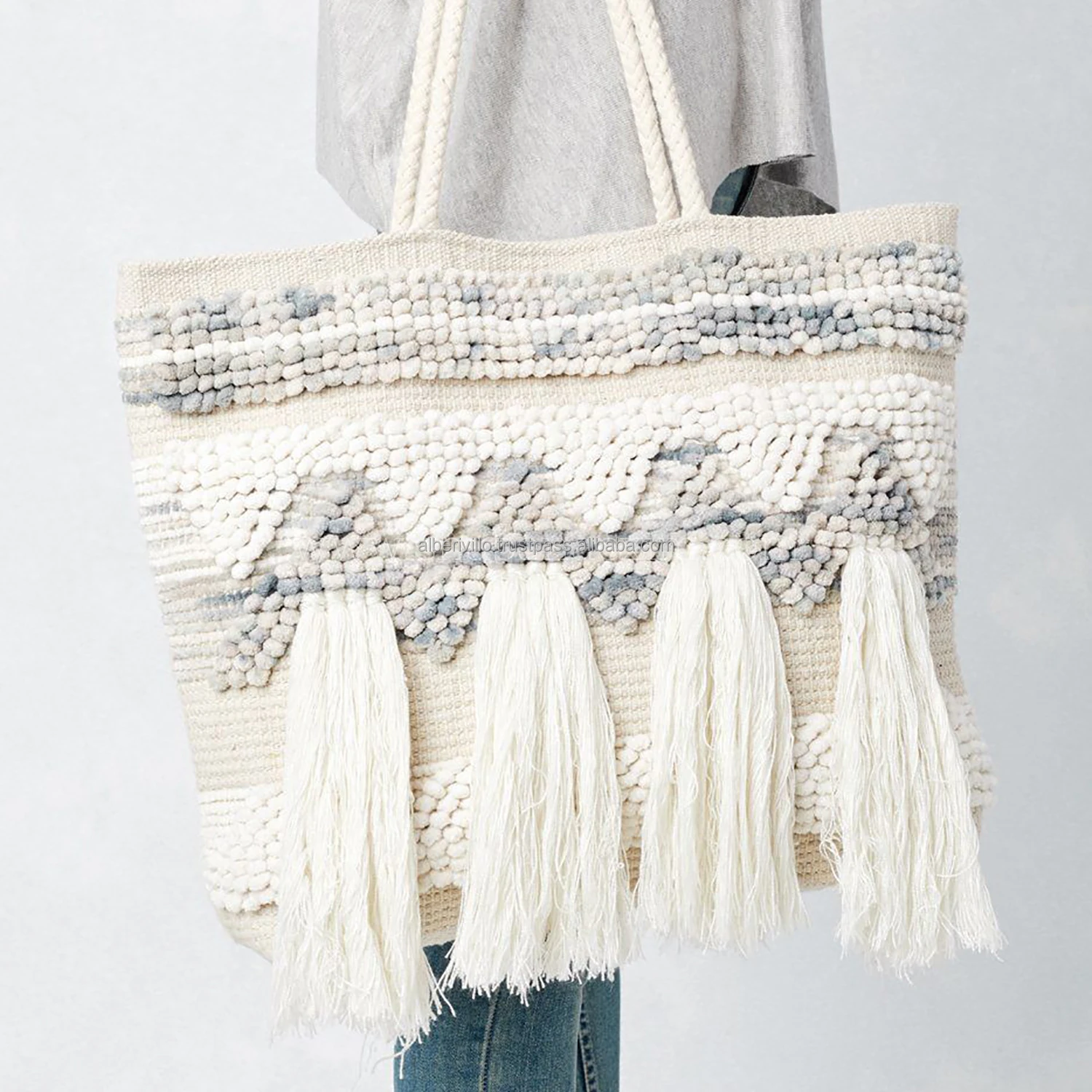 Indian Wholesale  Boho Handmade Bag Bohemian Woven Bag  in Different Designs for Daily Use & Fashion Boho Beach Bags