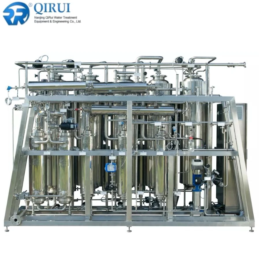 distillation unit 0.1-8t /h Multi-Effect Distilled Water Machine Water For Injection Pharmaceutical Water Tubular distiller kit