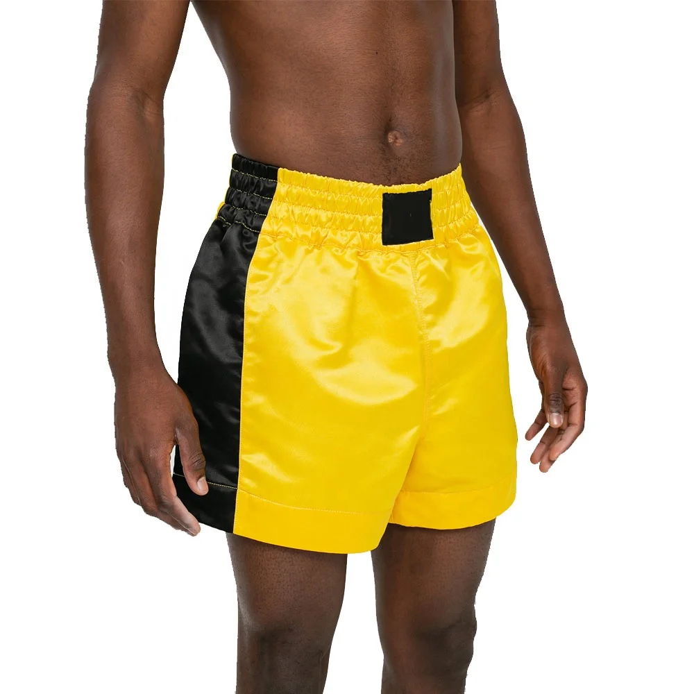 Новейшие боксерские шорты из 100% полиэстера, цветные шорты для тренировок
