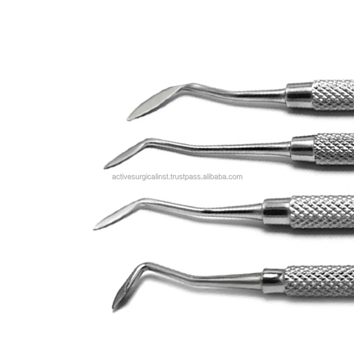Set Of 4 Dental Hollenback Carver Restorative Wax & Modelling Composite Filling Instruments Dental Instruments Reusable CE