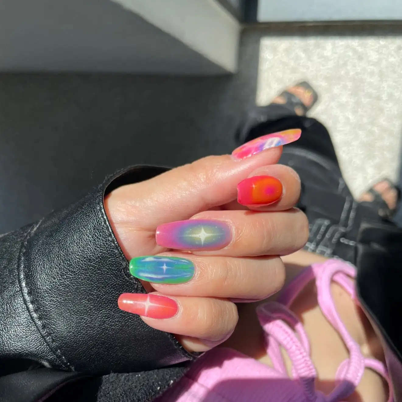 Korean 100% Real Salon Quality Press on gel nails Gel Nail sticker manicure Wholesale Certified