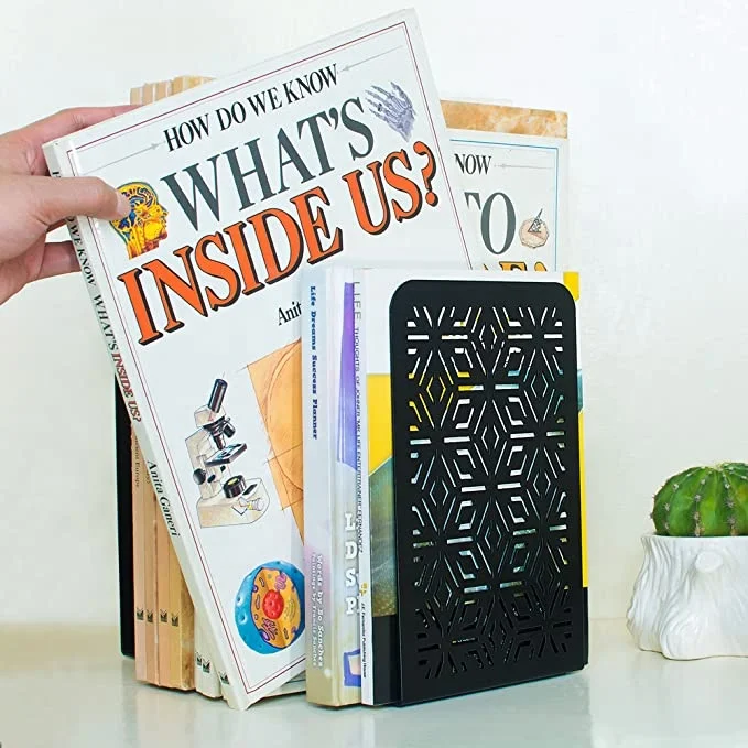 Подставки для книг украшения полок металлические подставки дома или офиса полностью