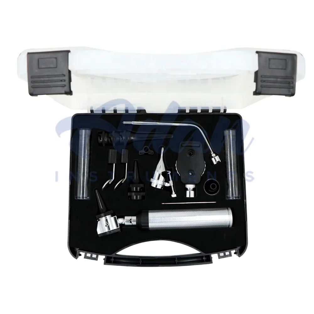 Top Trending Pro Diagnostic Ent Set of Otoscope Ophthalmoscope Nasal Speculum Speculas for Veterinary + Human Use