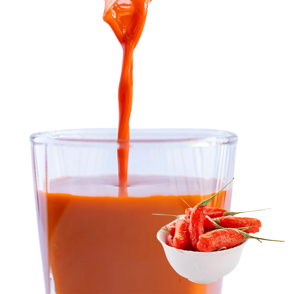 QIZITO High Quality Wolfberry Juice 100% Pure Goji Juice Puree Healthy Chinese NFC Goji Berry Juice