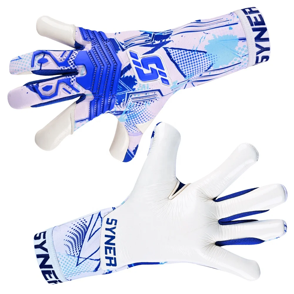 Customizable Neoprene Design Professional Goalie Gloves PU Latex Palm Goalkeeper Equipment for Football Training