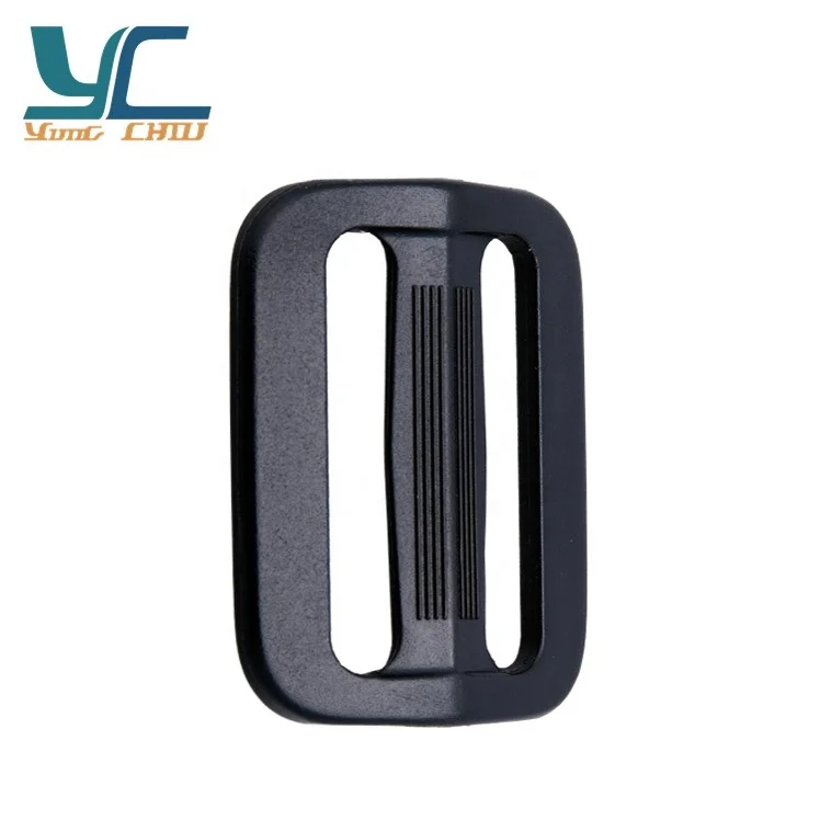 Backpack strap plastic adjustable tri glide slider buckles