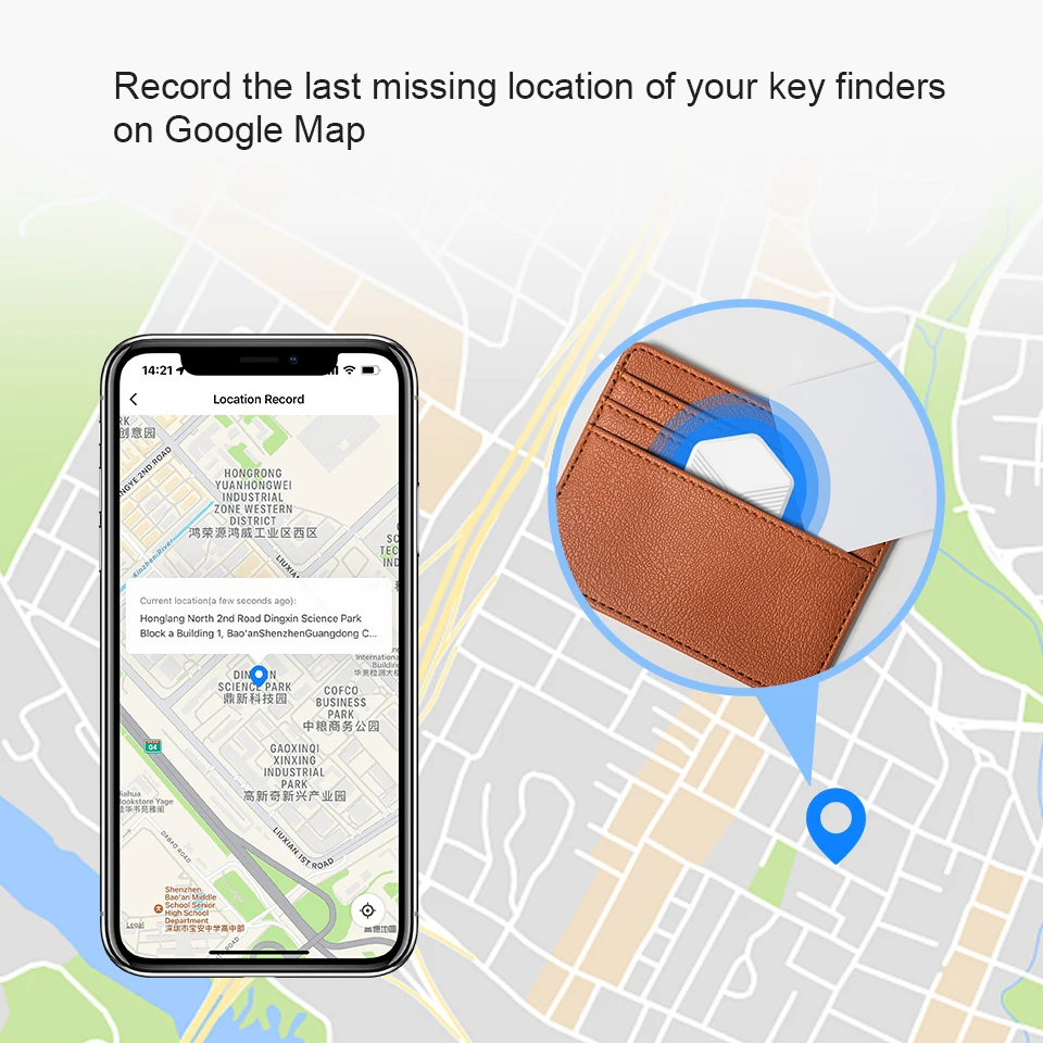 New Arrival Ble 5.0 Key Finder Anti Lost Device Smart Air Key Finder Tag For Finding Lost Things